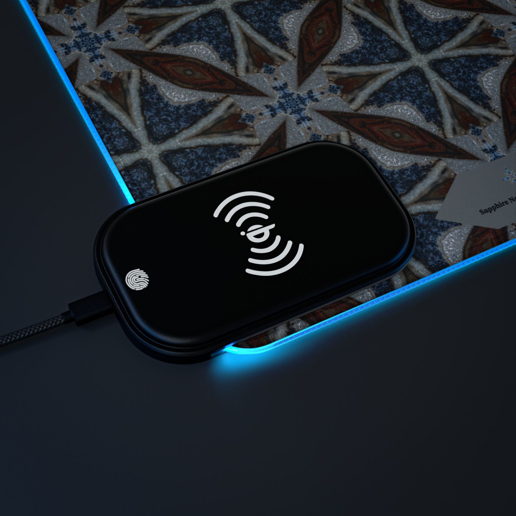 Nakoda LED Mouse Pad with Wireless Phone Charging