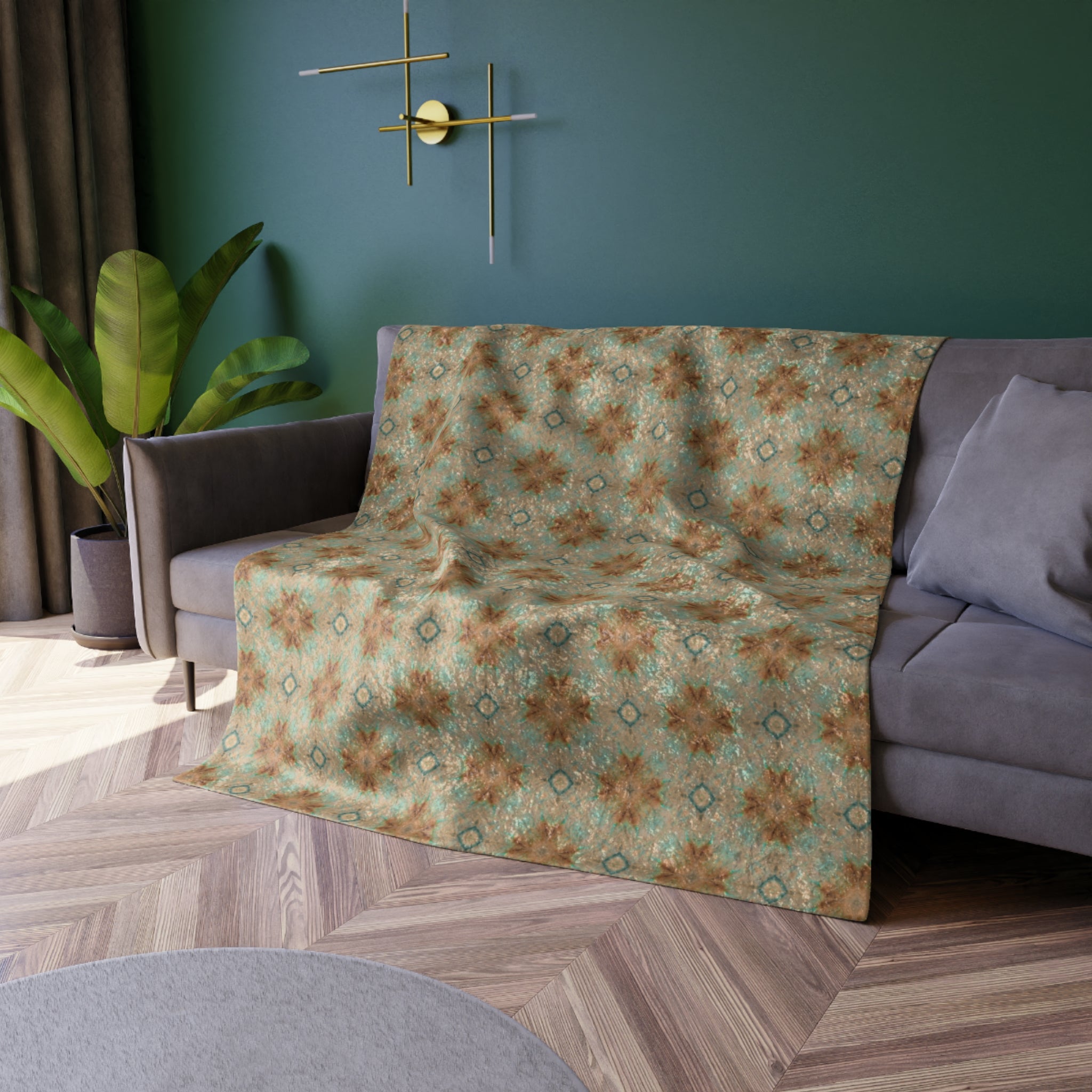 Shikoba Crushed Velvet Blanket