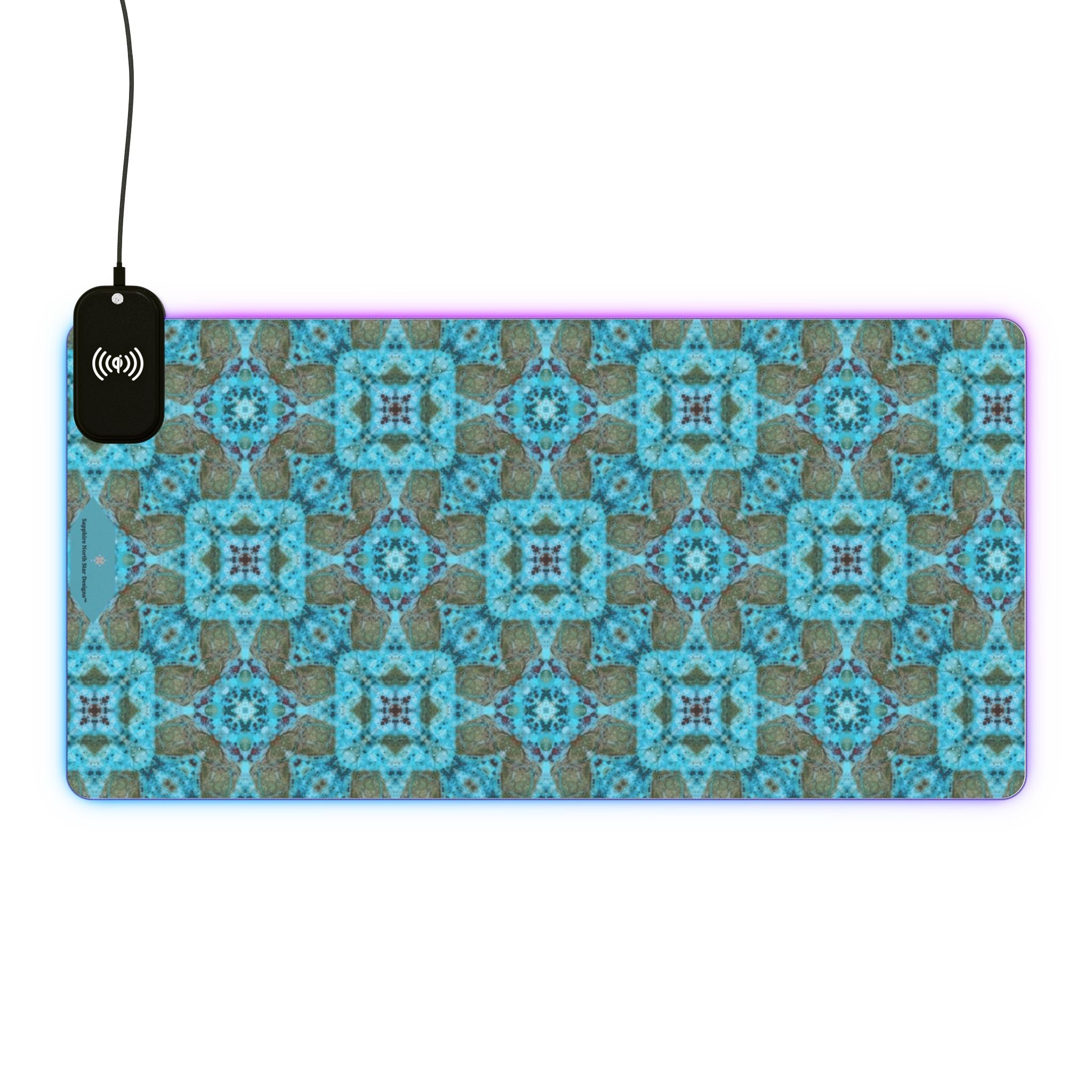 Ameyaili LED Mouse Pad with Wireless Phone Charging