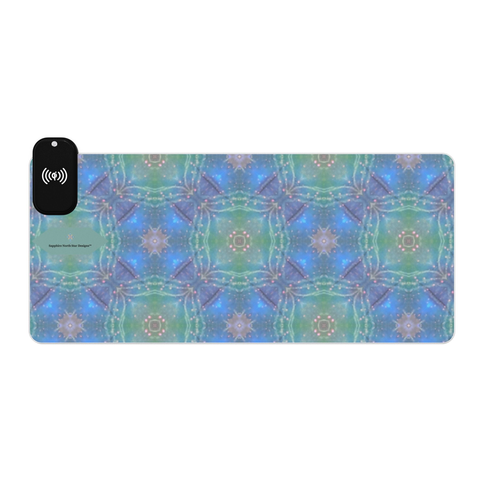 Nova LED Mouse Pad with Wireless Phone Charging