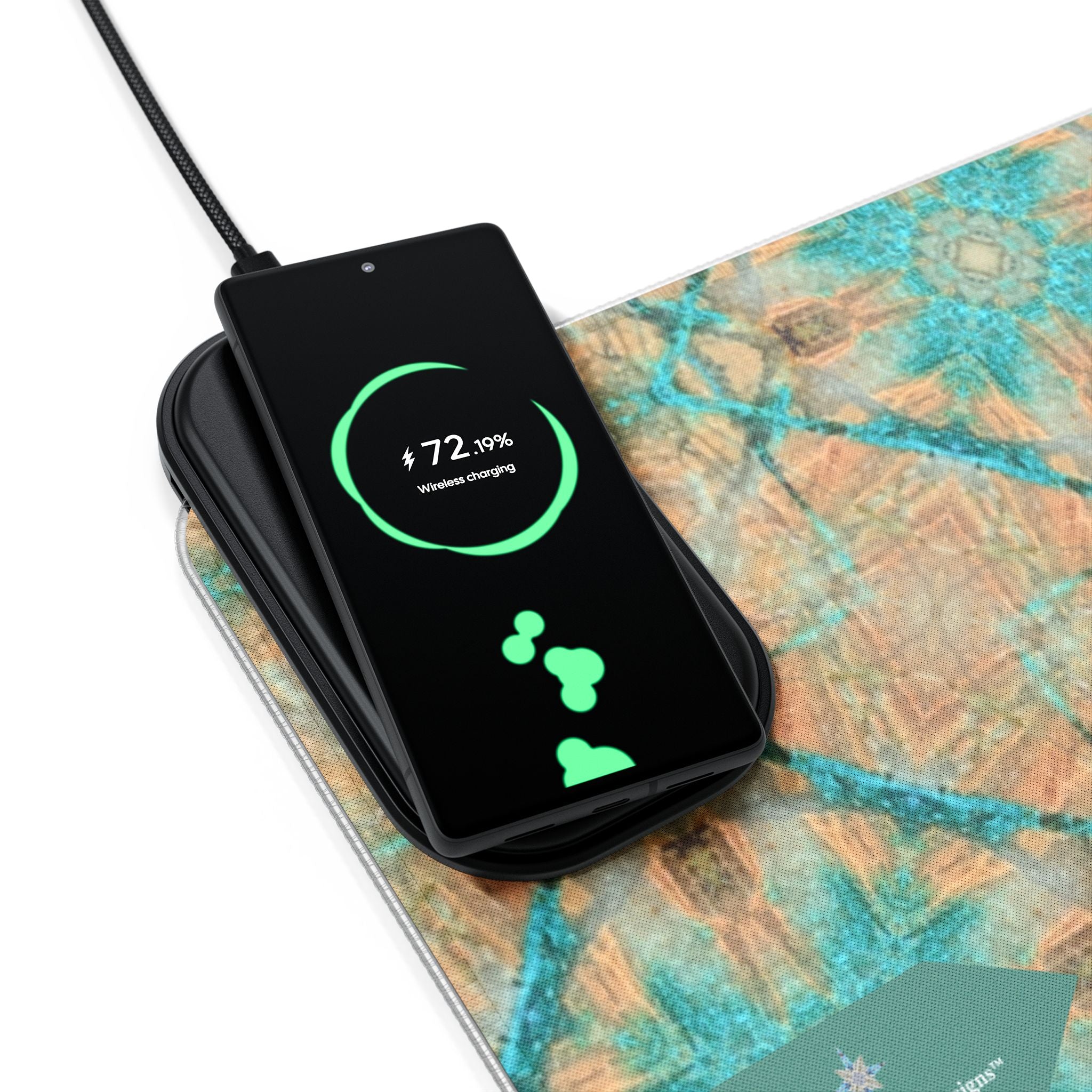 Dakota LED Mouse Pad with Wireless Phone Charging