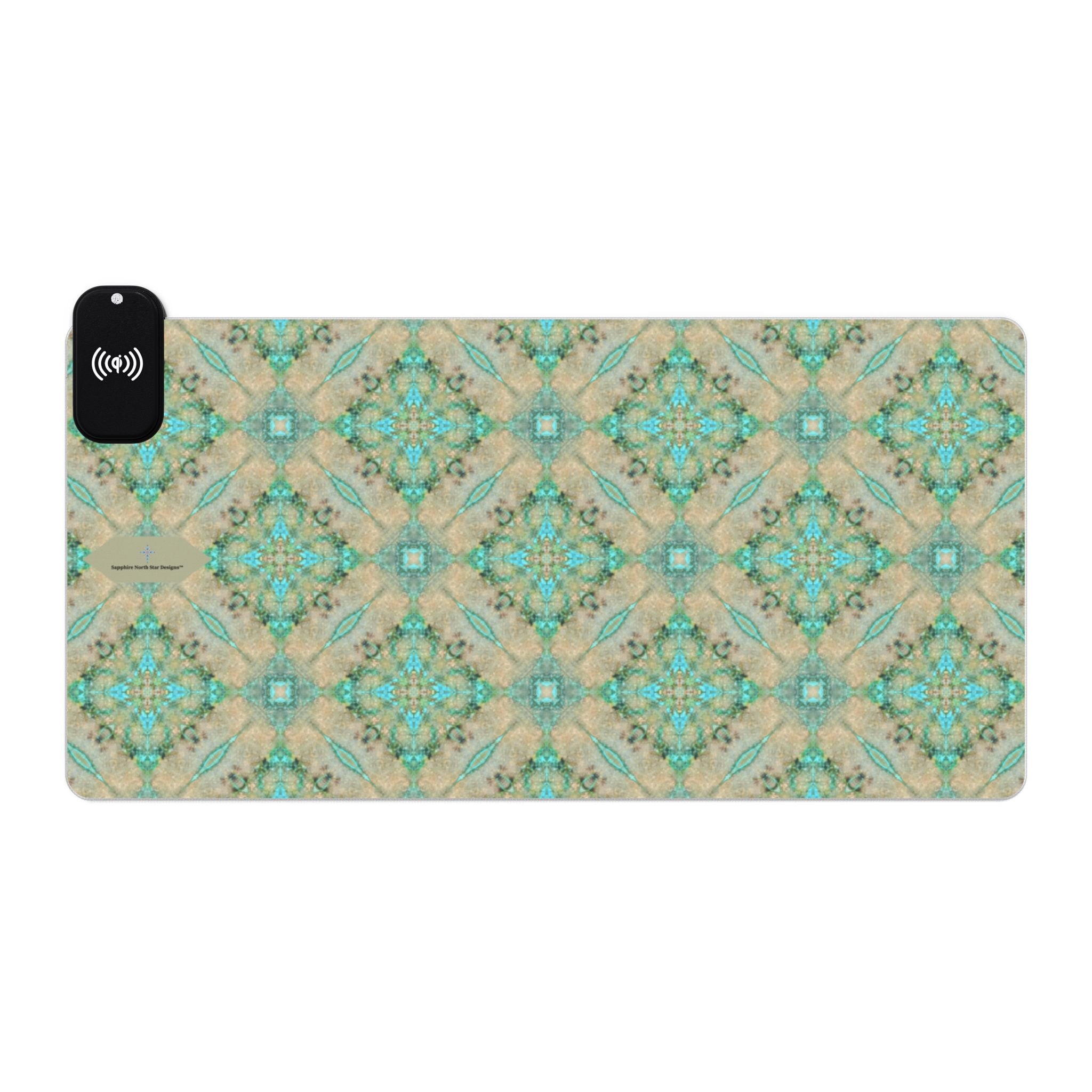 Nitika LED Mouse Pad with Wireless Phone Charging