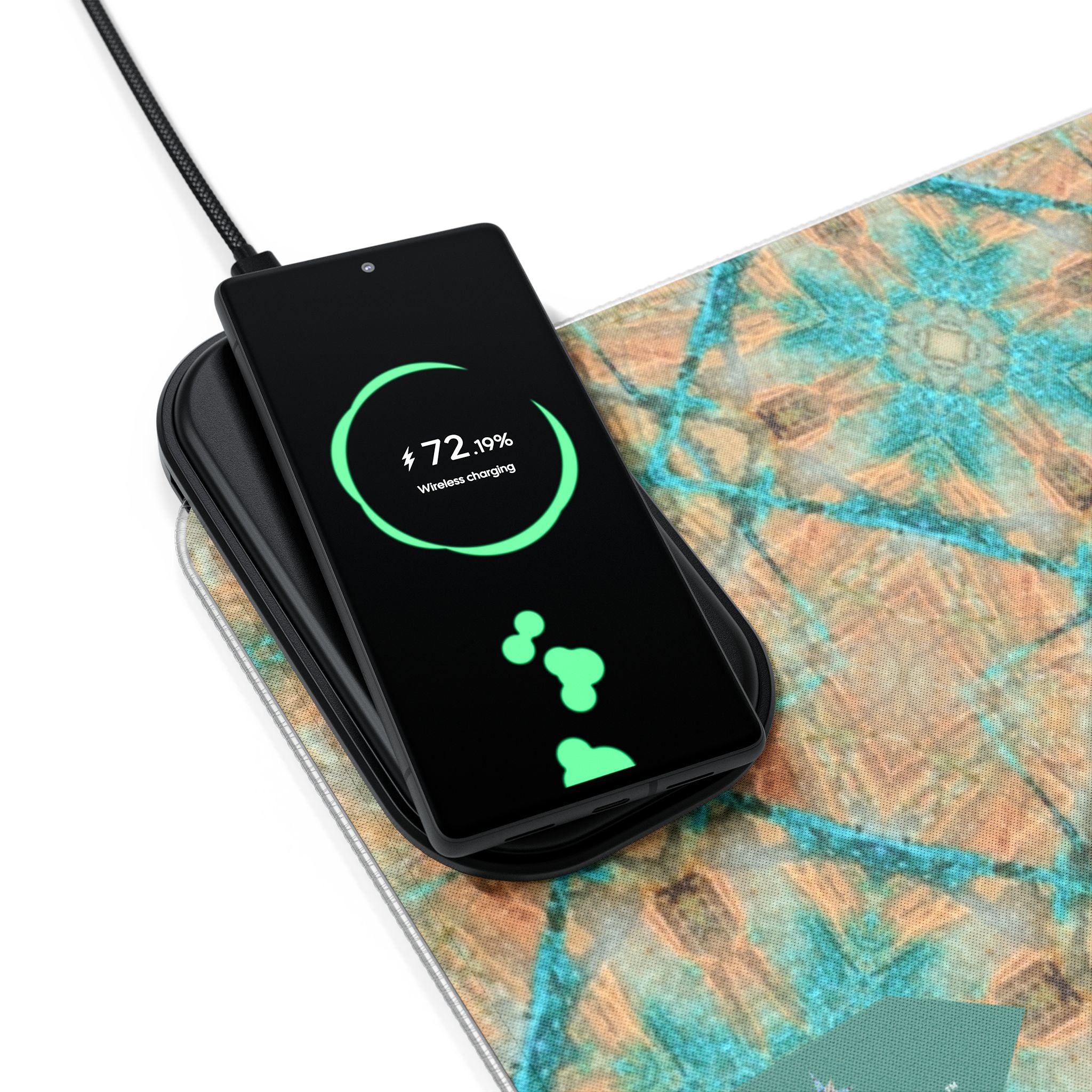 Dakota LED Mouse Pad with Wireless Phone Charging