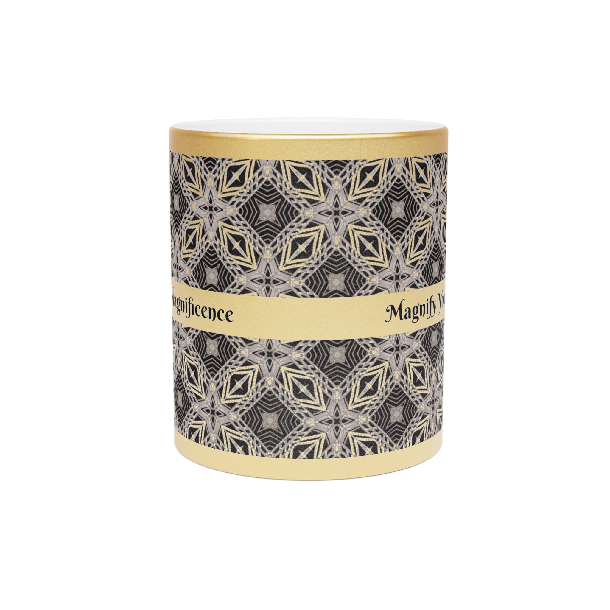 Magnify Your Magnificence Metallic Mug