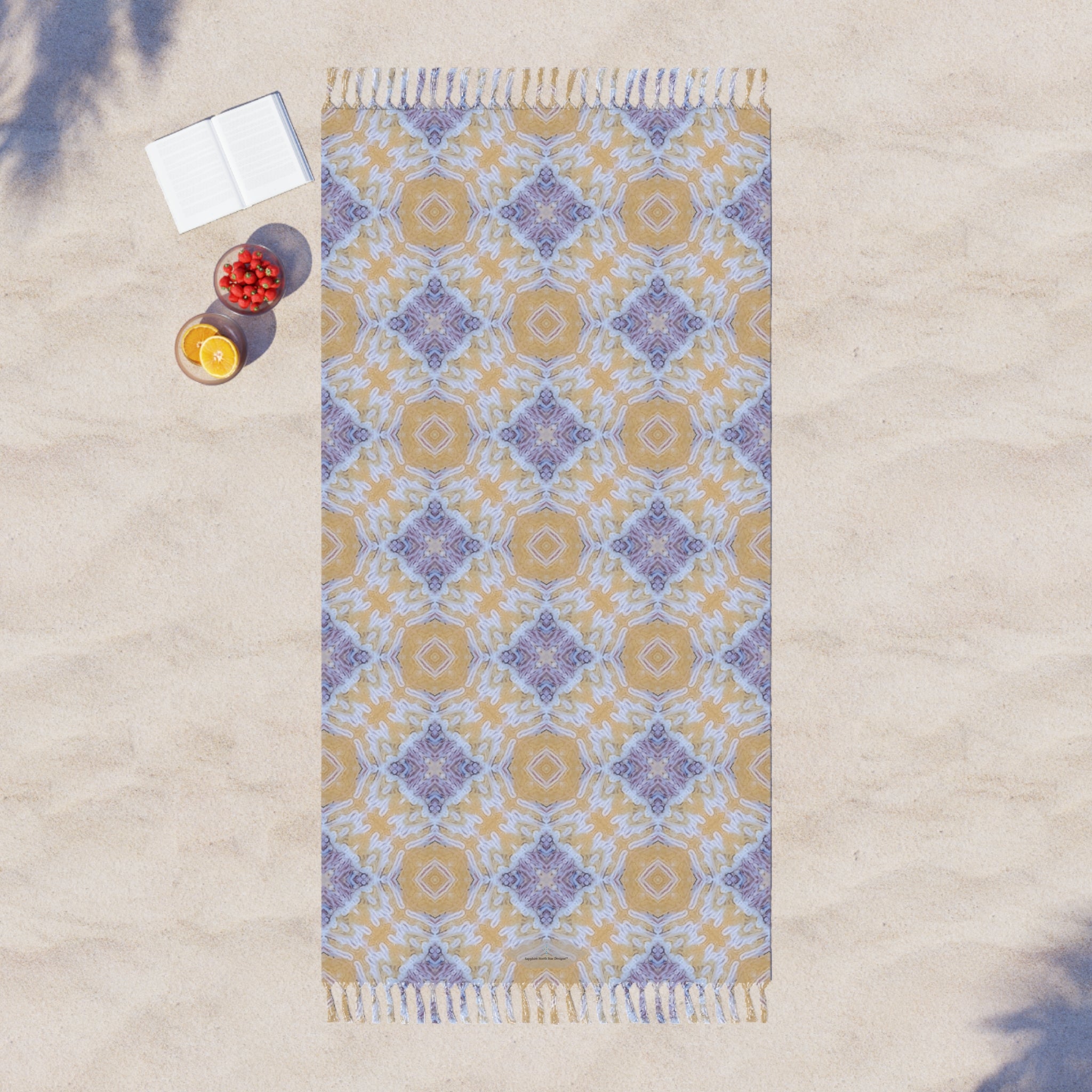 Apenimon Tasseled Beach Towel