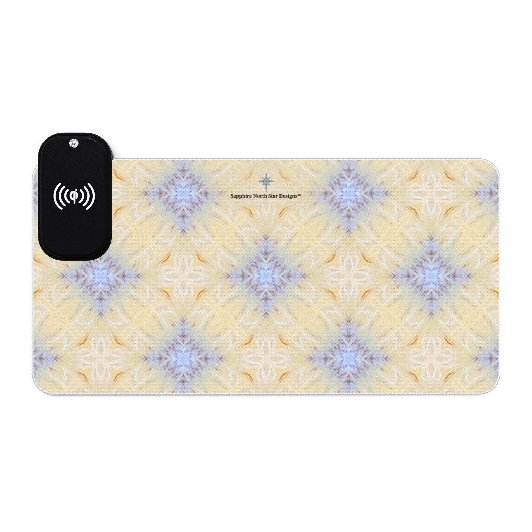 Ivaana LED Mouse Pad with Wireless Phone Charging