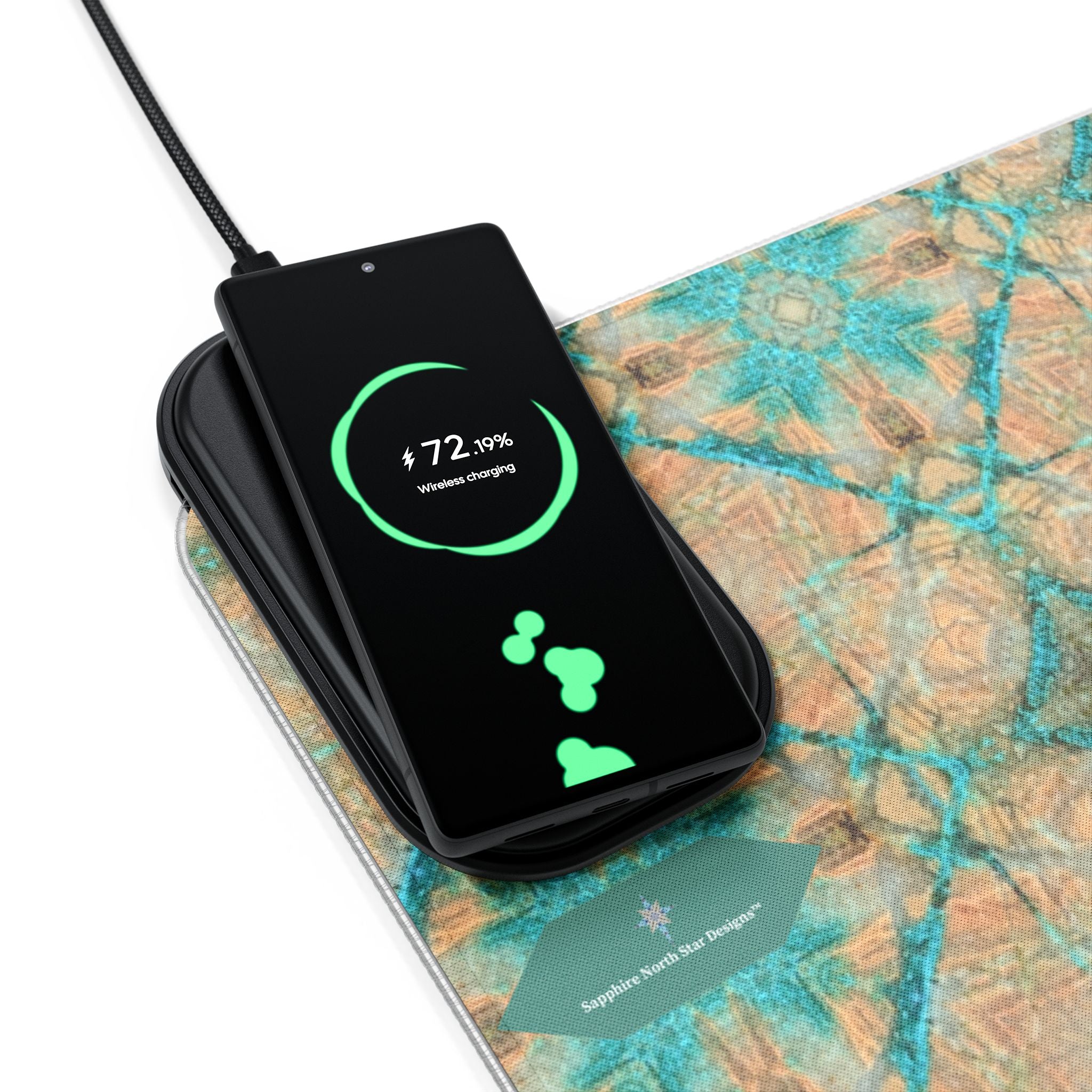 Dakota LED Mouse Pad with Wireless Phone Charging