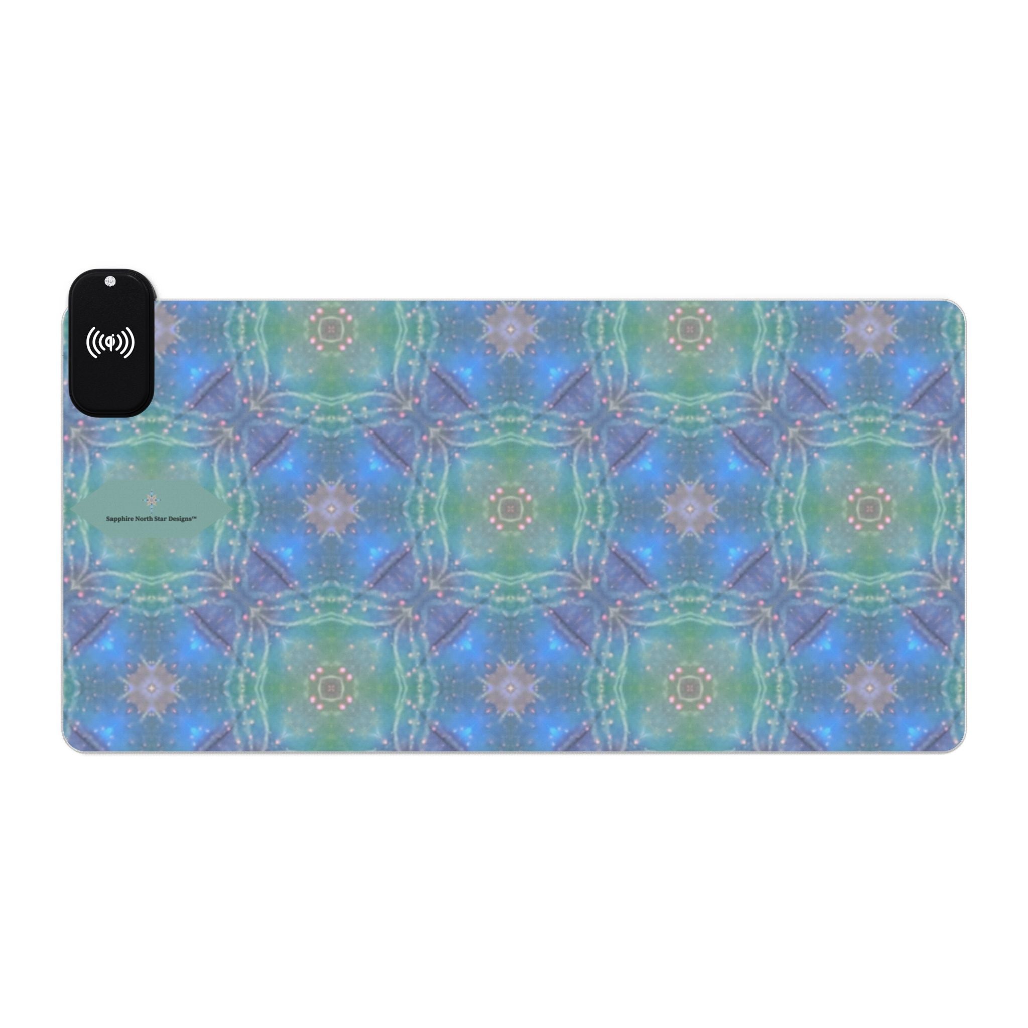 Nova LED Mouse Pad with Wireless Phone Charging