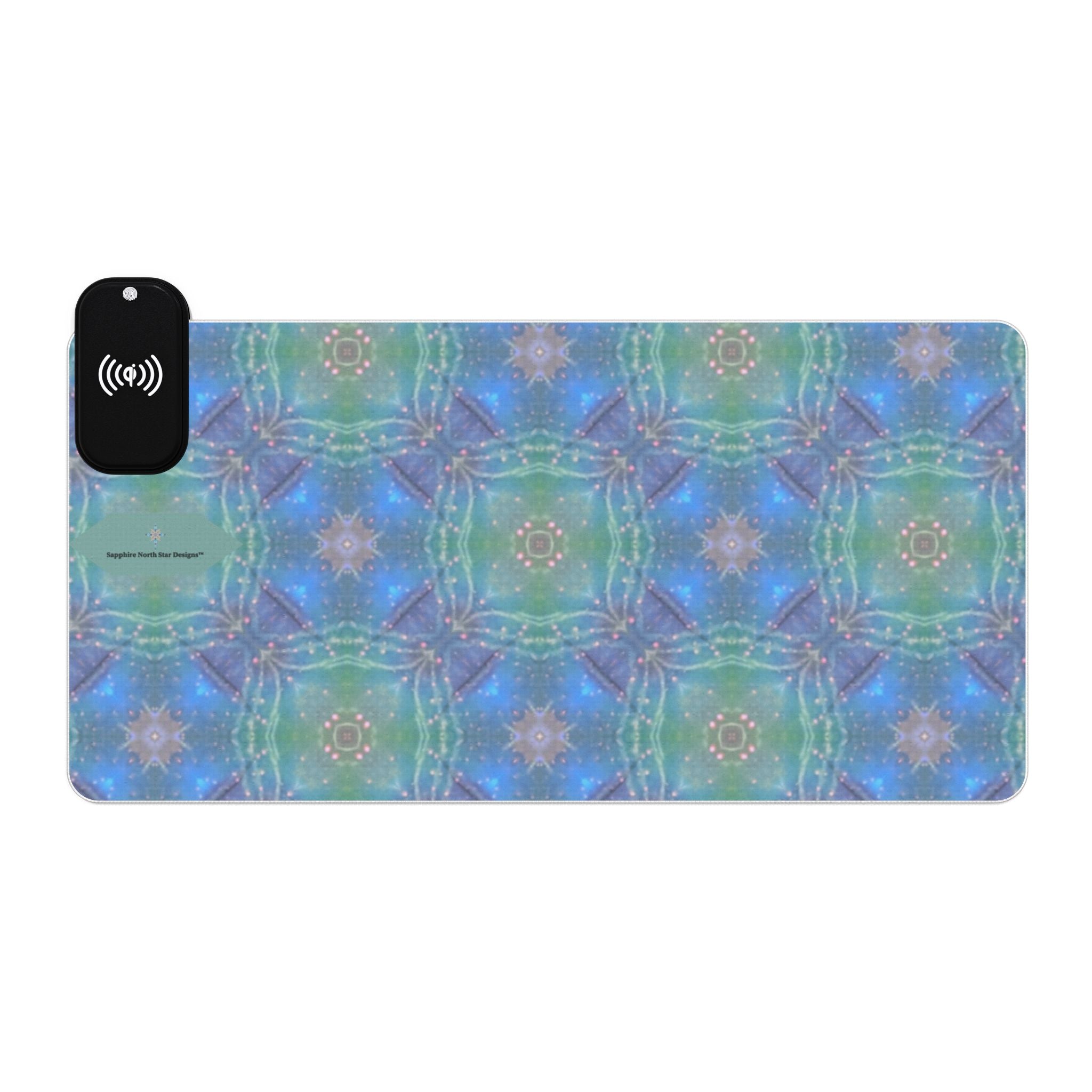 Nova LED Mouse Pad with Wireless Phone Charging