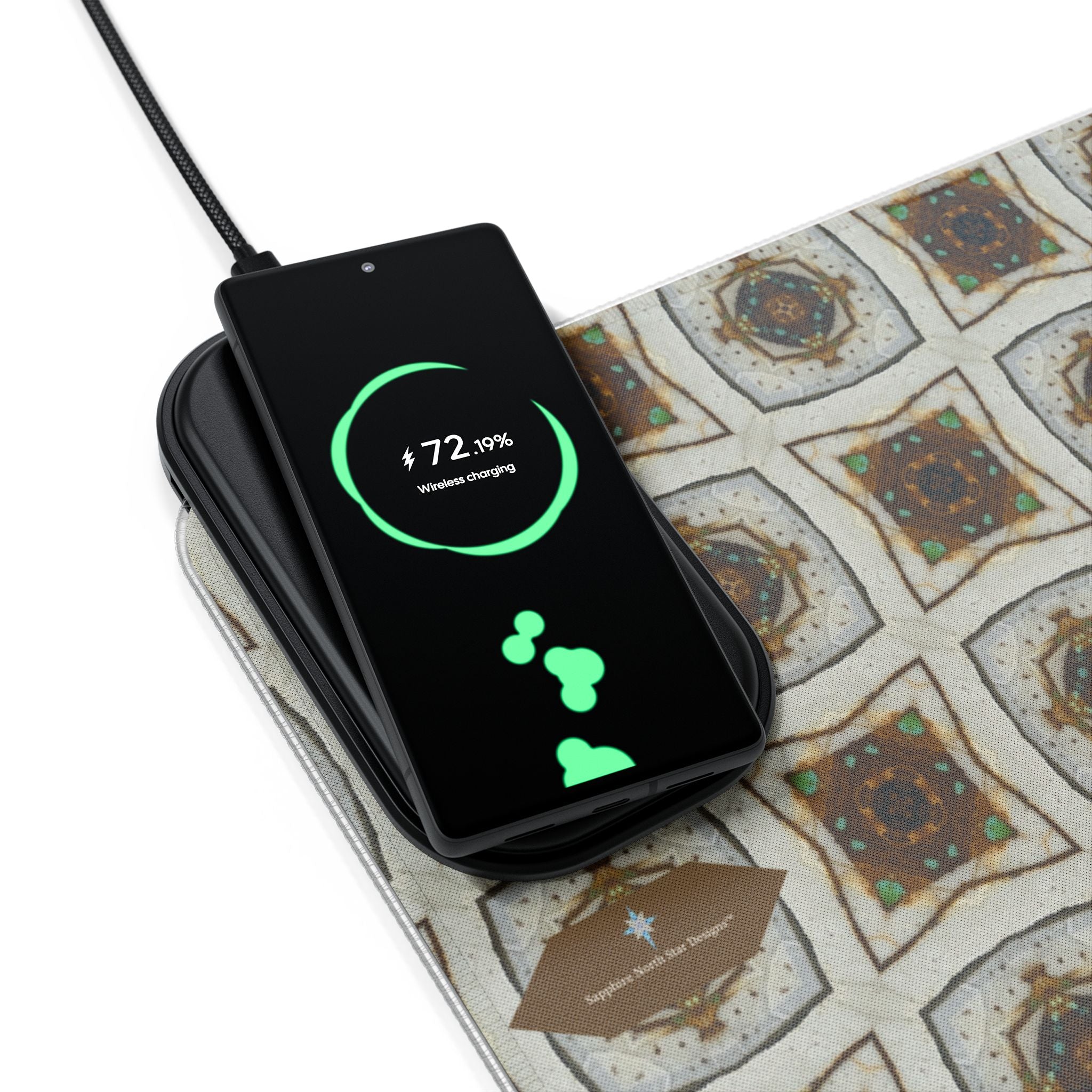 Tanin LED Mouse Pad with Wireless Phone Charging