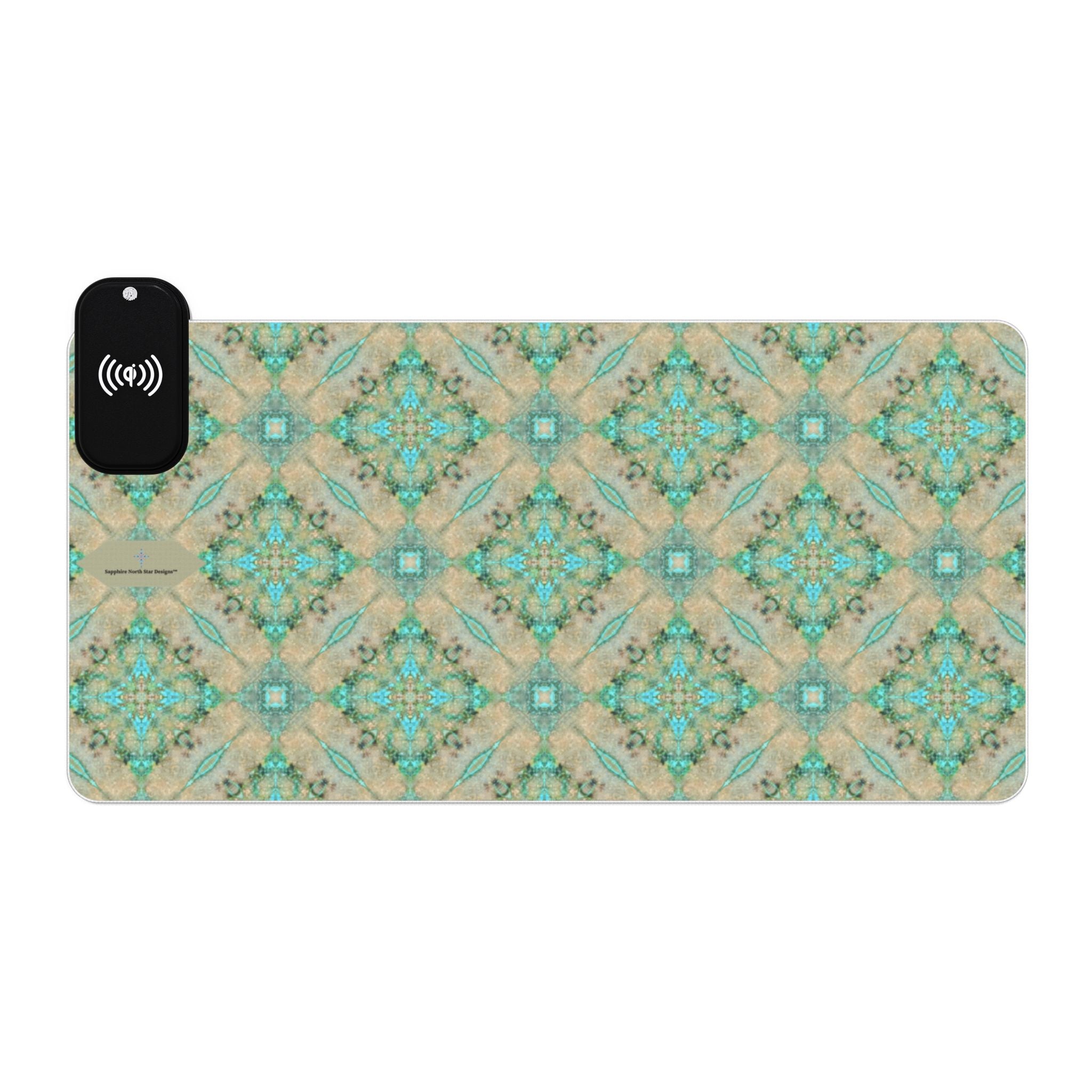 Nitika LED Mouse Pad with Wireless Phone Charging