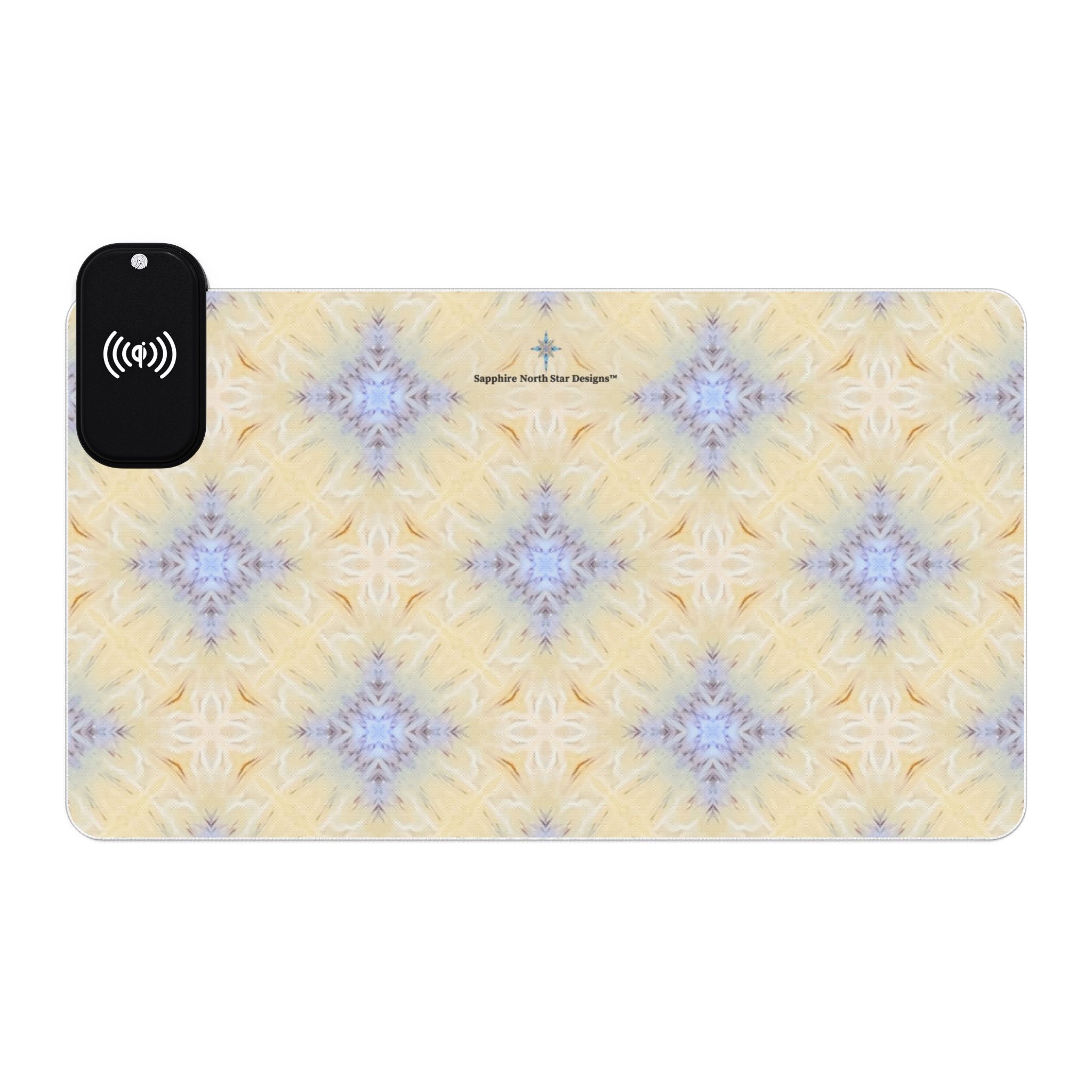 Ivaana LED Mouse Pad with Wireless Phone Charging