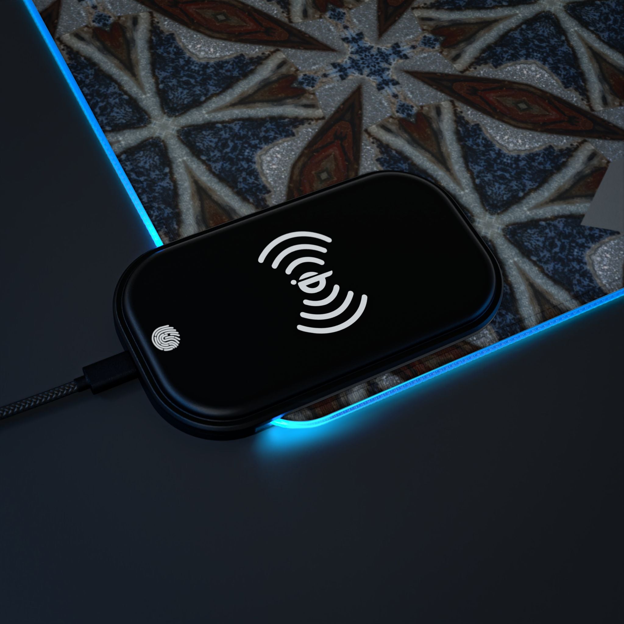 Nakoda LED Mouse Pad with Wireless Phone Charging