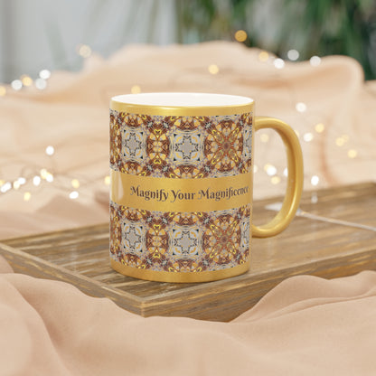 Magnify Your Magnificence Metallic Mug