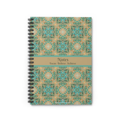 Notes Inspirational Kantuta Spiral Notebook