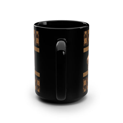 Horse Black Mug, 15oz