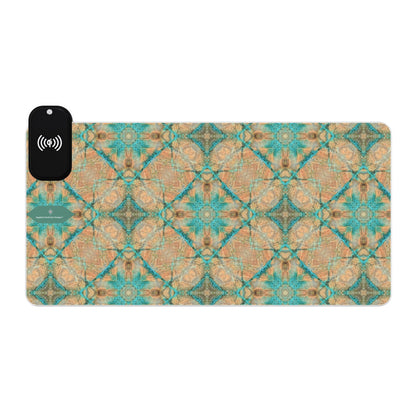Dakota LED Mouse Pad with Wireless Phone Charging