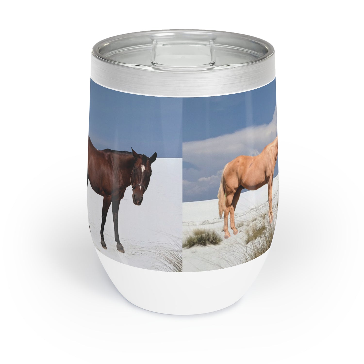 Horse Chill Wine Tumbler