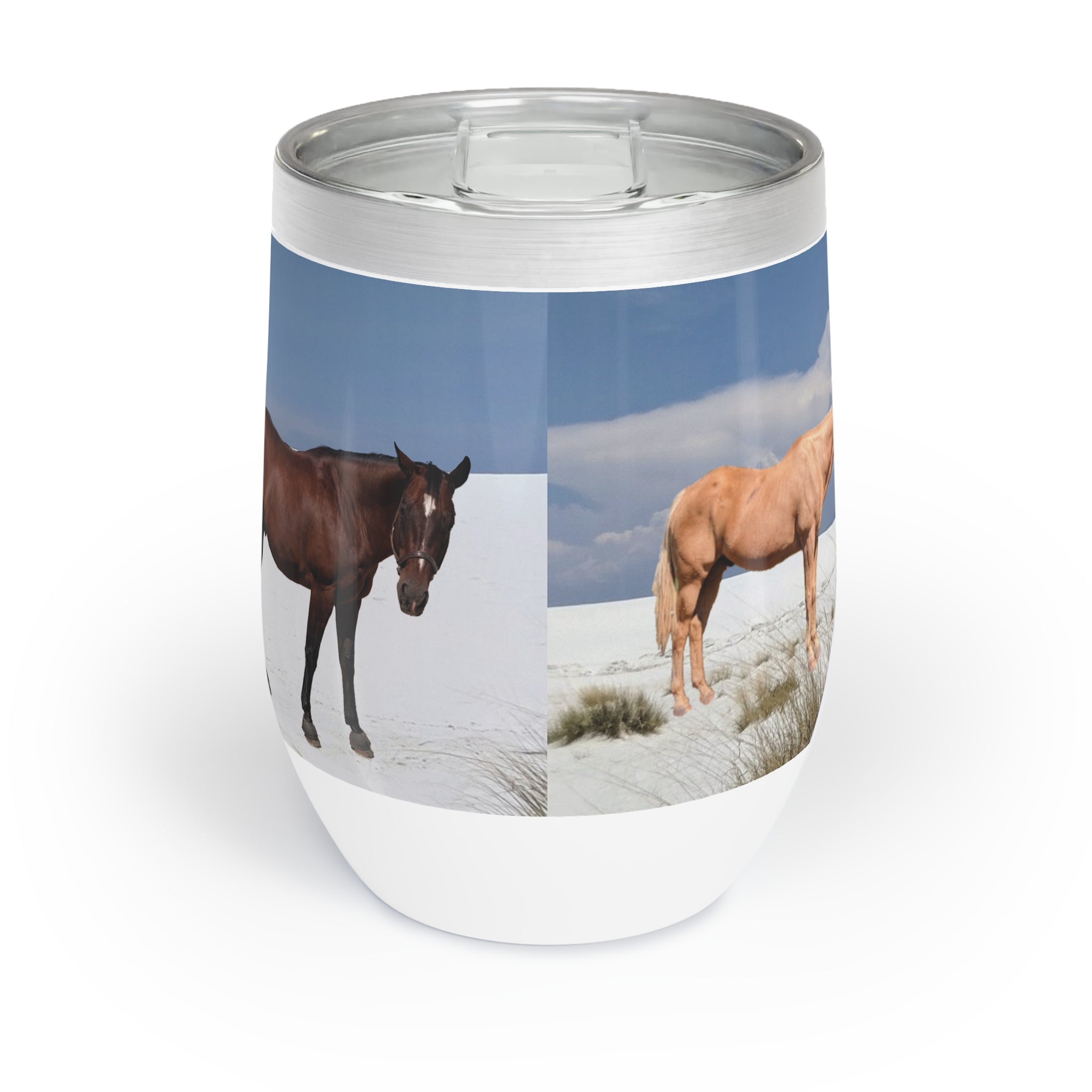 Horse Chill Wine Tumbler