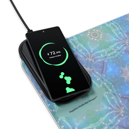 Nova LED Mouse Pad with Wireless Phone Charging