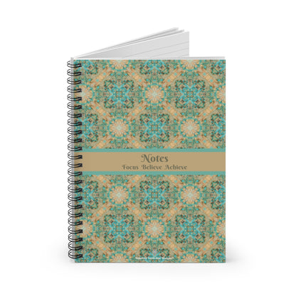 Notes Inspirational Kantuta Spiral Notebook