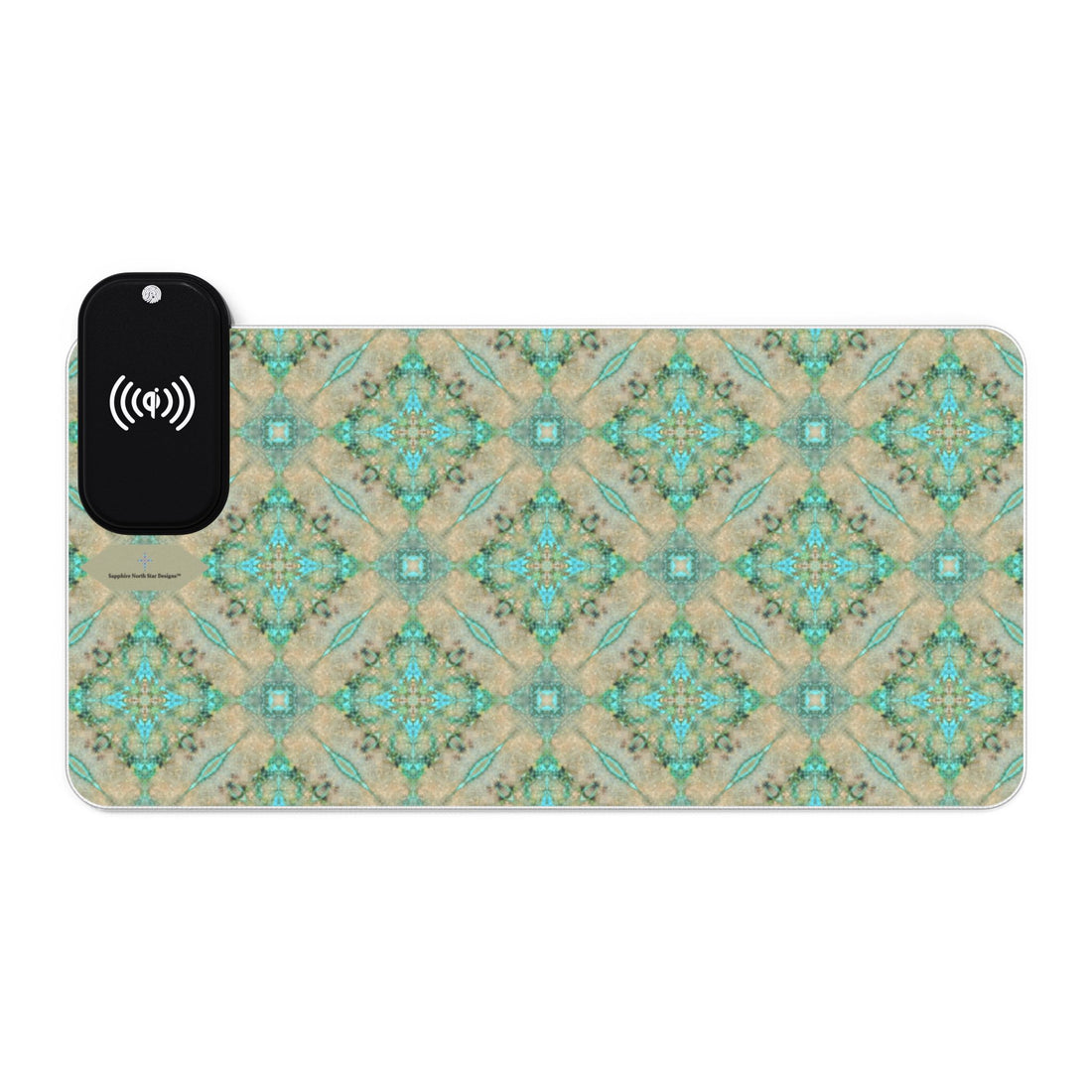 Nitika LED Mouse Pad with Wireless Phone Charging