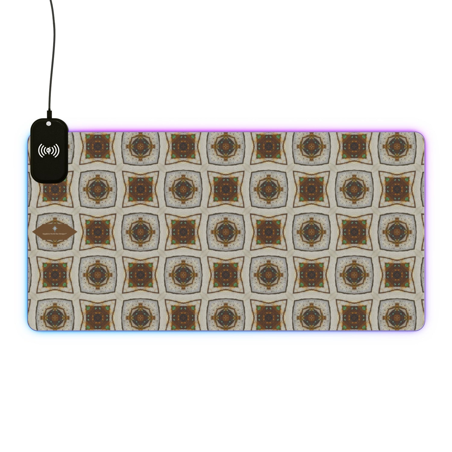 Tanin LED Mouse Pad with Wireless Phone Charging