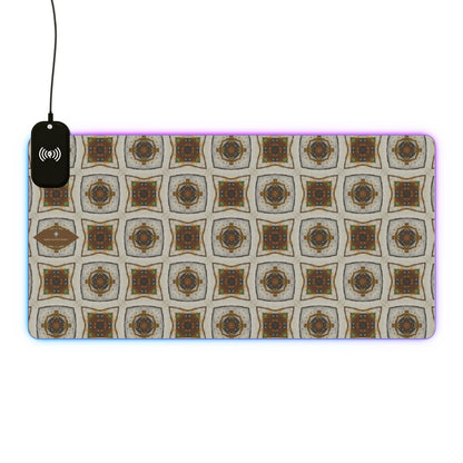 Tanin LED Mouse Pad with Wireless Phone Charging