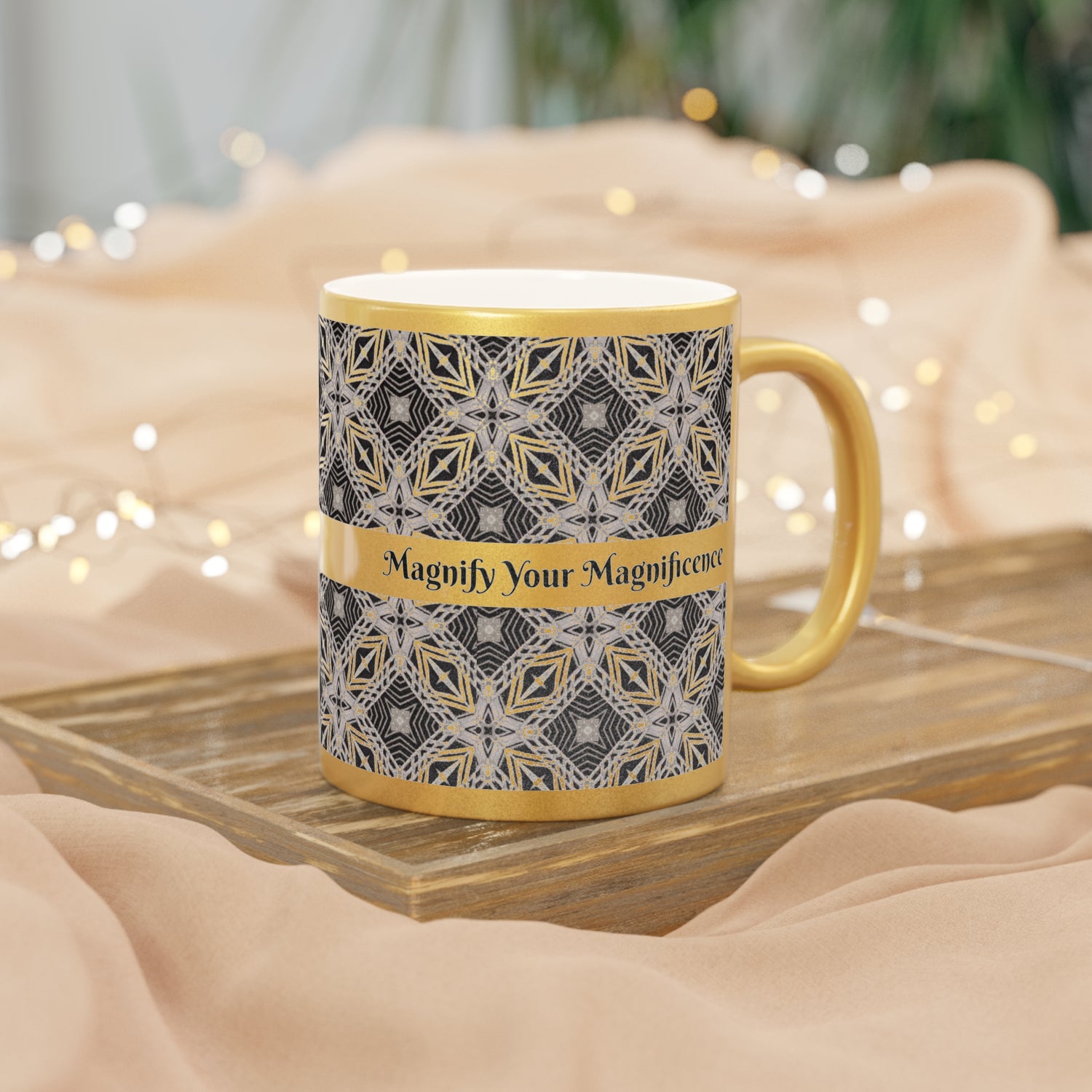 Magnify Your Magnificence Metallic Mug