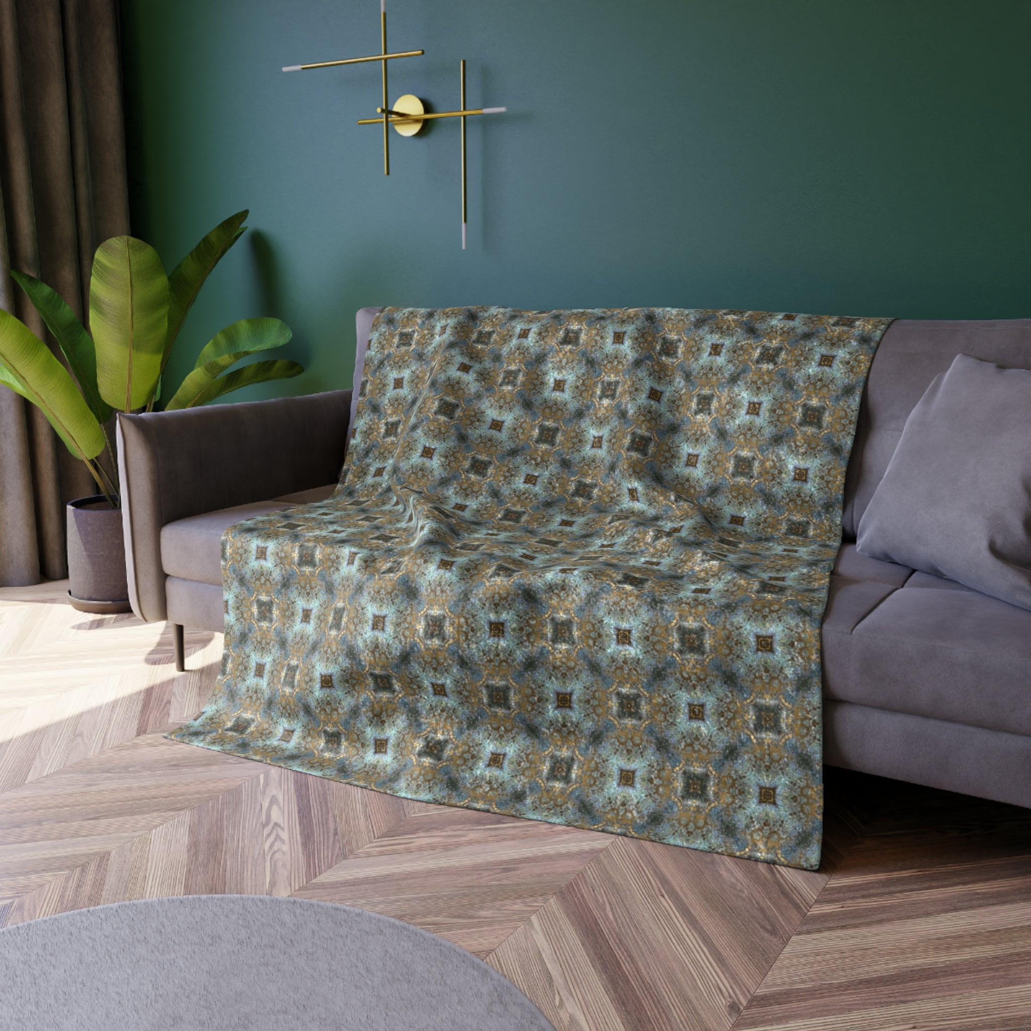 Kanza Crushed Velvet Blanket