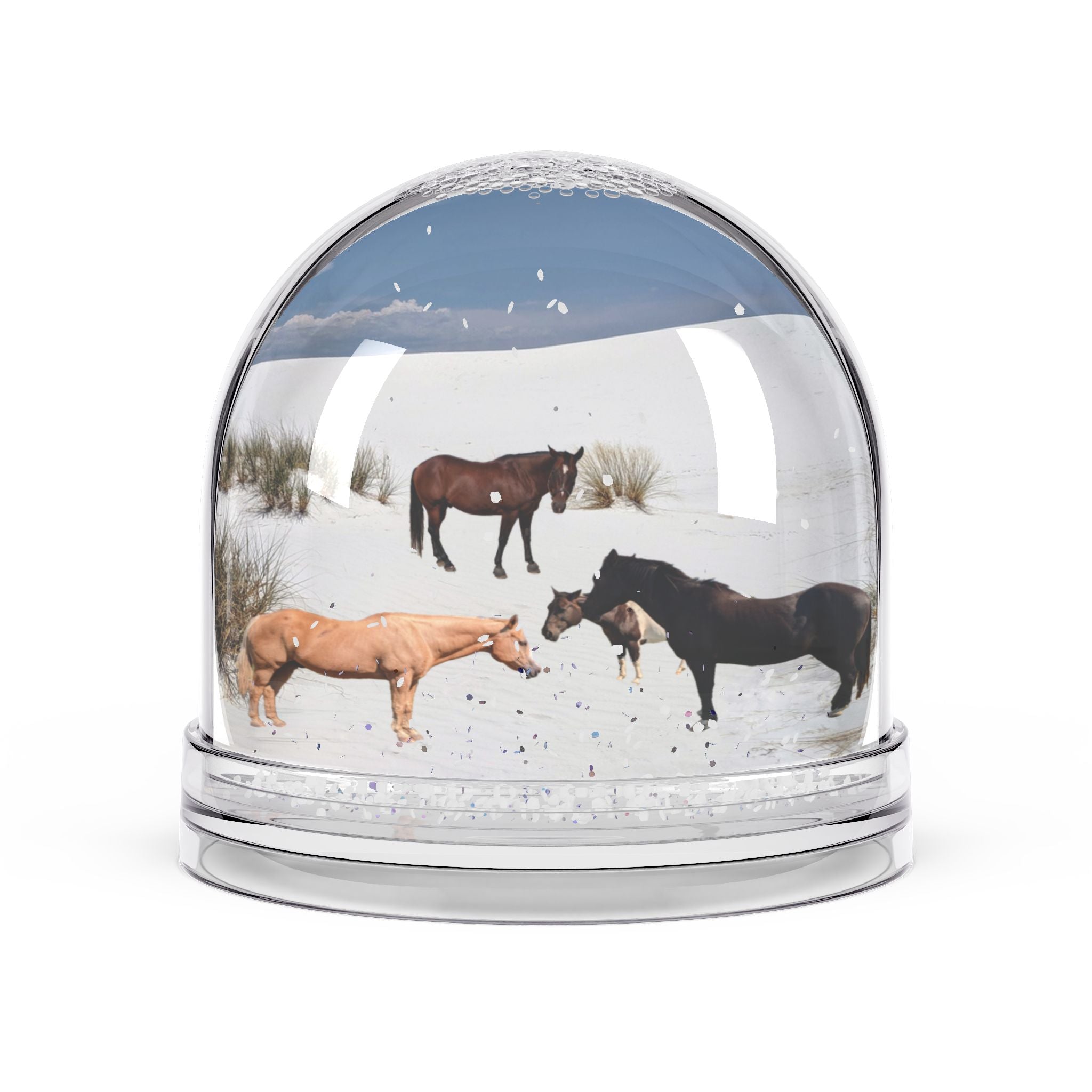 Horse Snow Globe