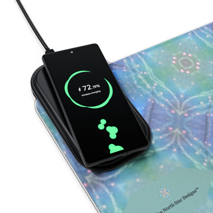Nova LED Mouse Pad with Wireless Phone Charging
