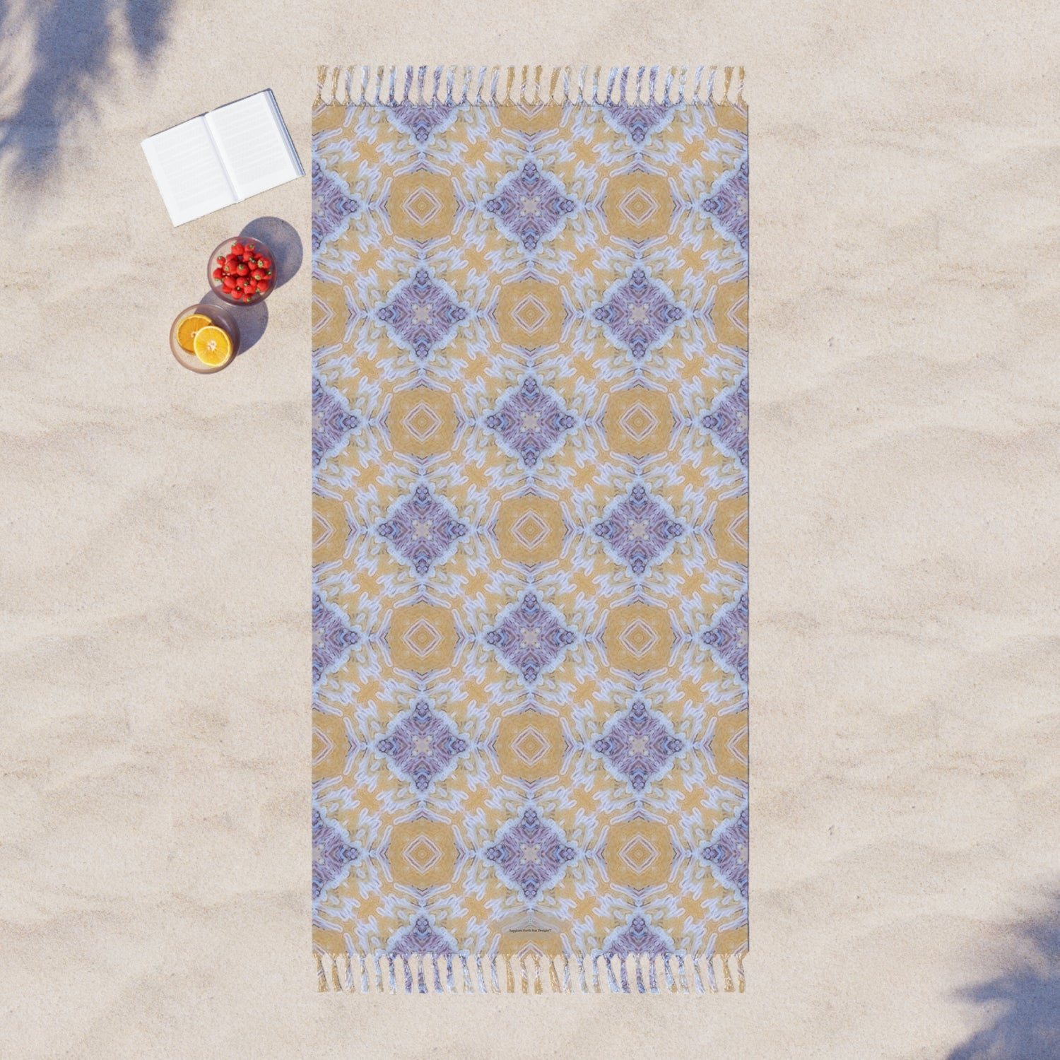 Apenimon Tasseled Beach Towel