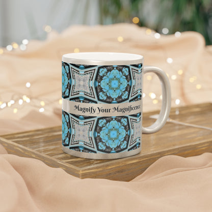 Magnify Your Magnificence Metallic Mug