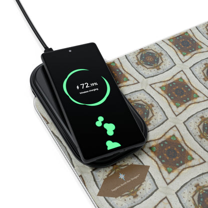 Tanin LED Mouse Pad with Wireless Phone Charging