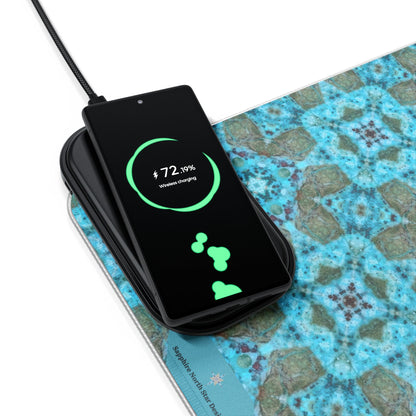 Ameyaili LED Mouse Pad with Wireless Phone Charging