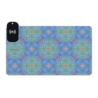Nova LED Mouse Pad with Wireless Phone Charging