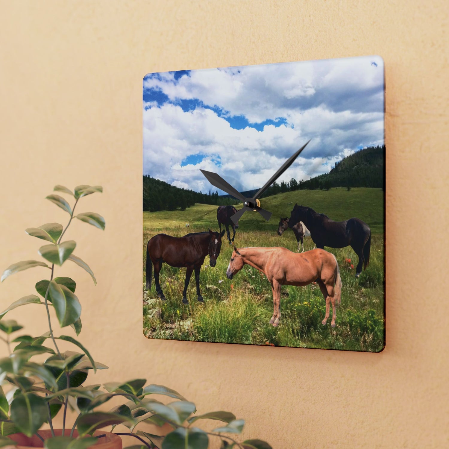 Horse Wall Clock