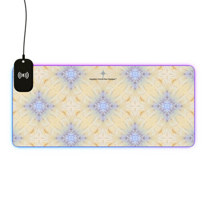 Ivaana LED Mouse Pad with Wireless Phone Charging