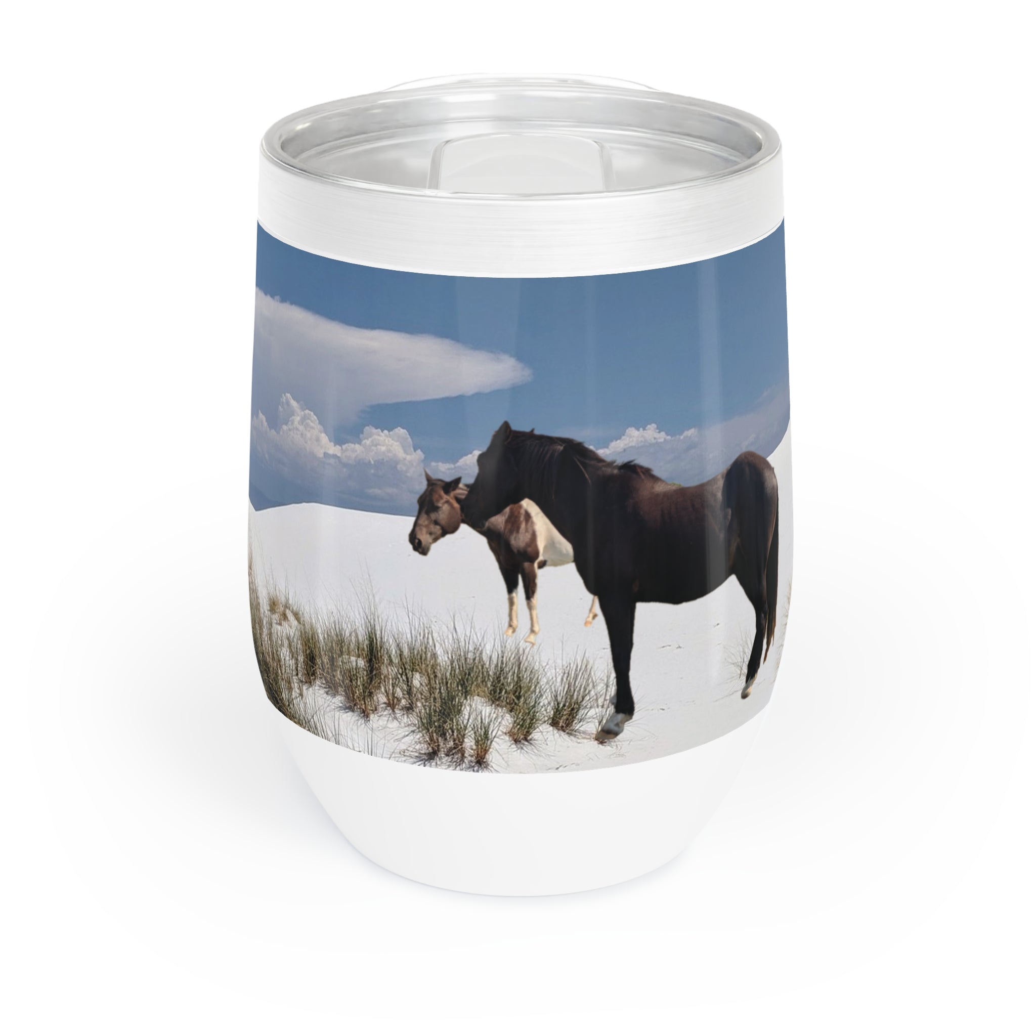 Horse Chill Wine Tumbler