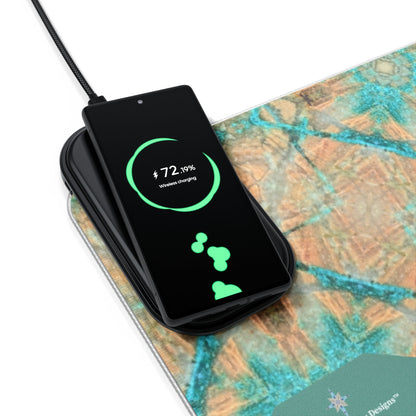 Dakota LED Mouse Pad with Wireless Phone Charging
