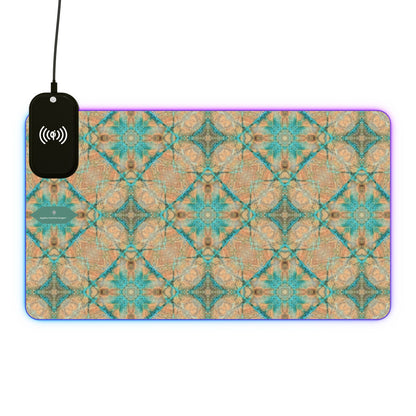 Dakota LED Mouse Pad with Wireless Phone Charging