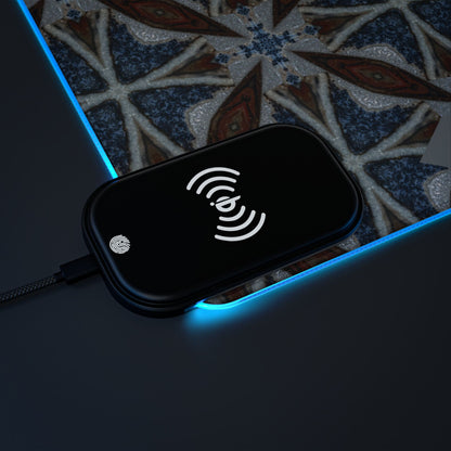 Nakoda LED Mouse Pad with Wireless Phone Charging